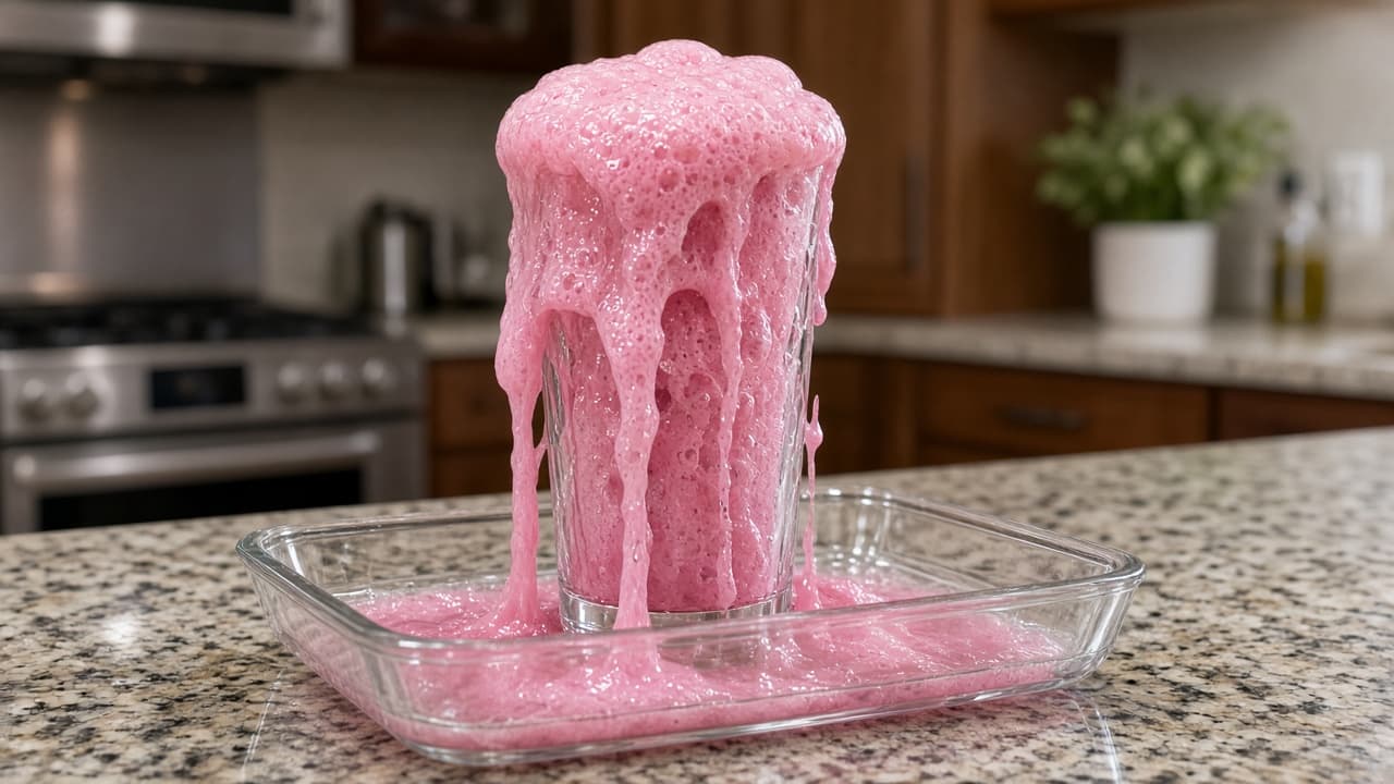 Volcan au bicarbonate